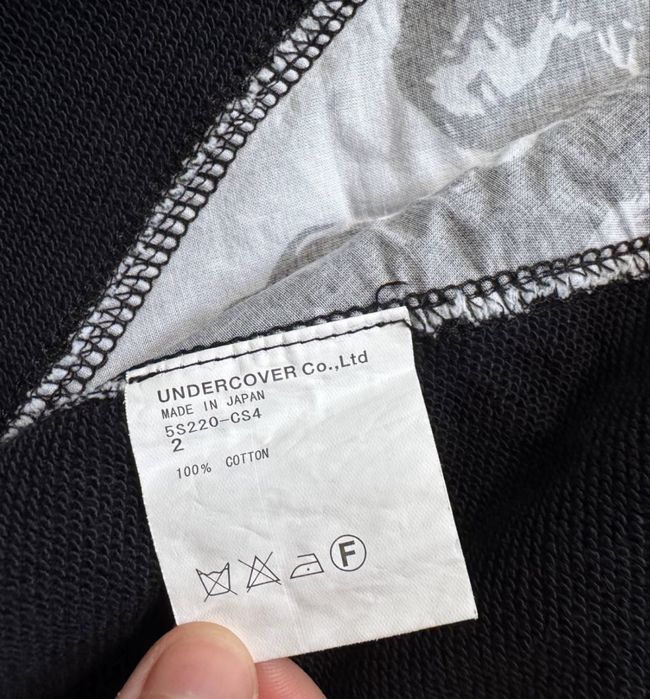 Зип худи undercover SS05 "But Beautiful V" Vampire Girl zip hoodie зипка