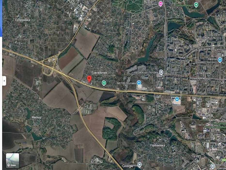 Фасадна ділянка на М03 Київ–Харків  – Готовий майданчик під ваш бізнес