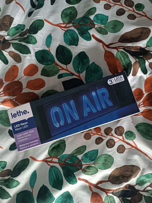 Lampka LED Neon On Air nowy