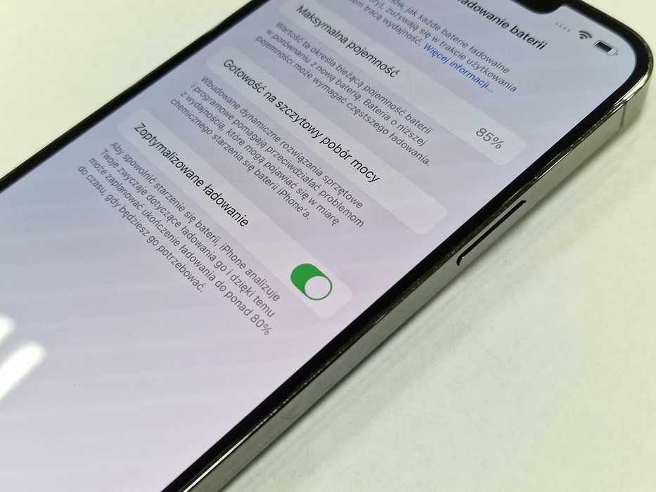 Iphone 13 PRO MAX 1TB/ Graphite/ Bat 85%/ Grade A- + ładowarka