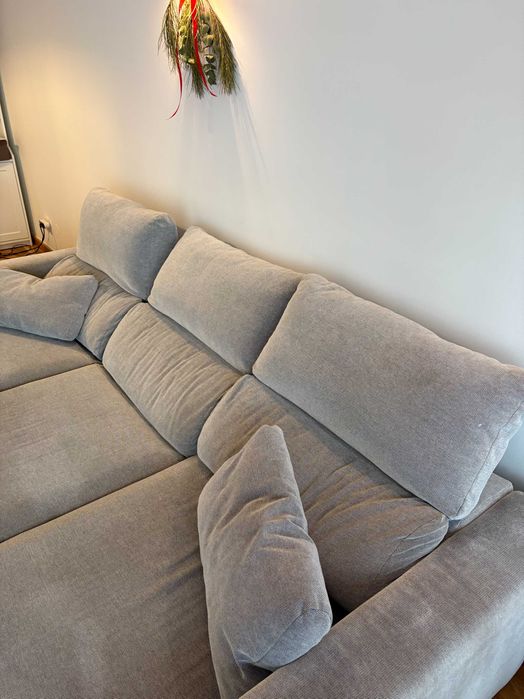 Sofá de 3 lugares com chaise longue - IKEA ESKILSTUNA