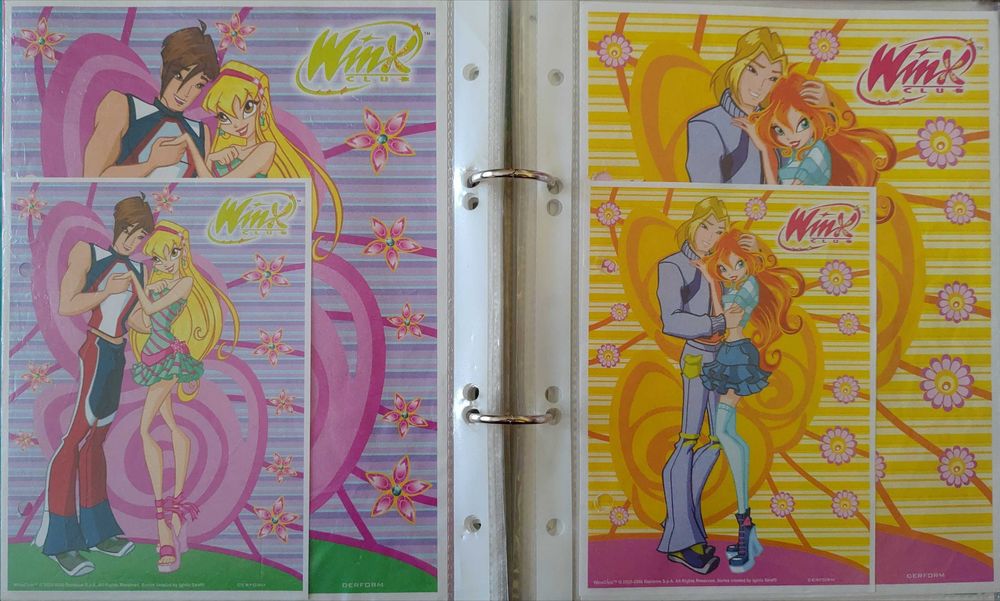 Segregator z karteczkami Witch i Winx