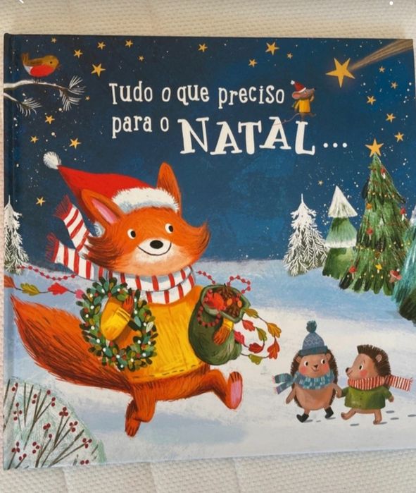 Livros infantis Natal  Lobo Ratatui Panda NOVOS