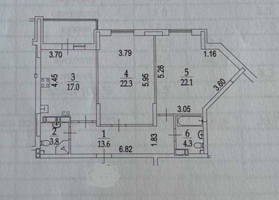 2-комнатная квартира по адресу (площадь 88 м²) - Atlanta.ua - фото 18