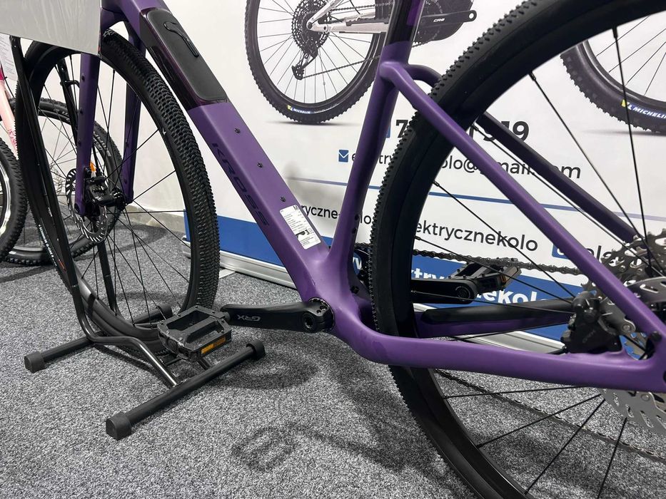 Rower Gravel Kross ADV 1.0 Fioletowy Raty 0%
