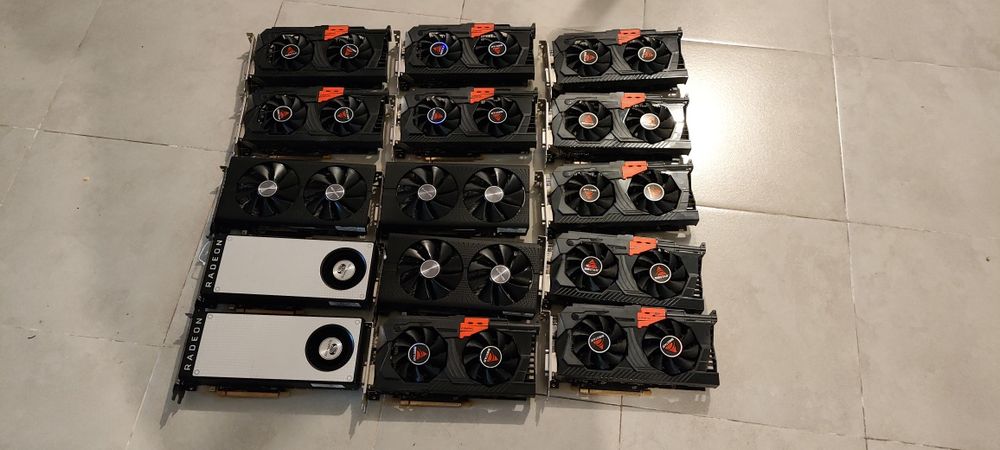 AMD Graphics Cards 11 – RX 570 8 GB and 5 – Radeon 470 4 GB64739579441411120
