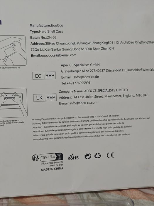 Hard Case for Macbook