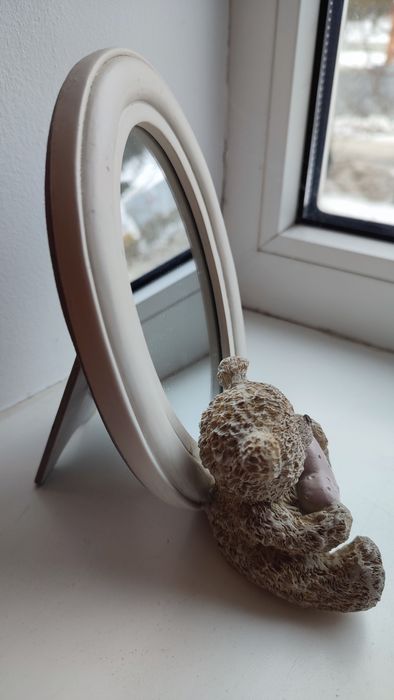 Настільне дзеркало з ведмедиком