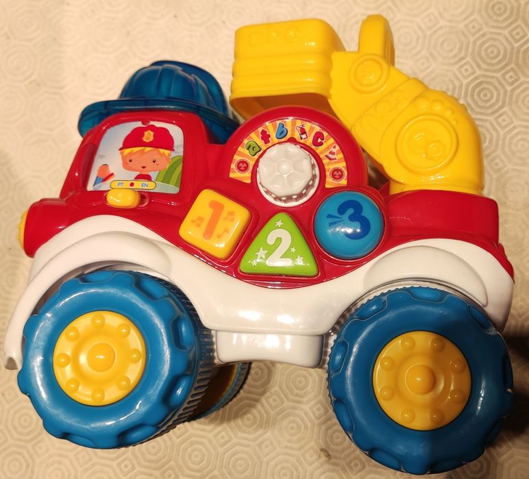 Carro de bombeiros para bebé/criança