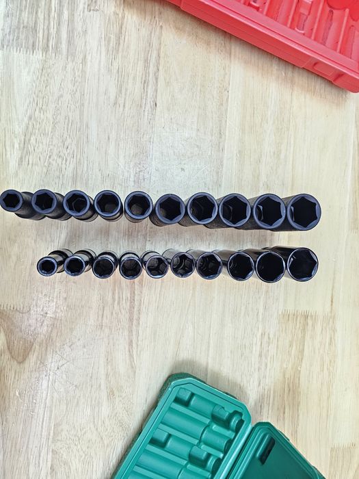 Прочные долговечные Ударные головки Набор 10шт 10-24 1/2 Для Гайковерт