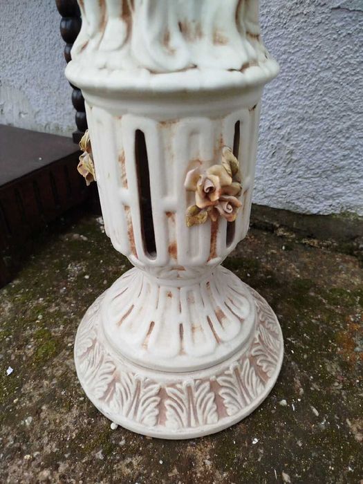 Kolumna włoska porcelanowa donica kwietnik