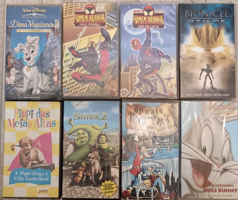 conjunto VHS são 13 por o preço publicado
