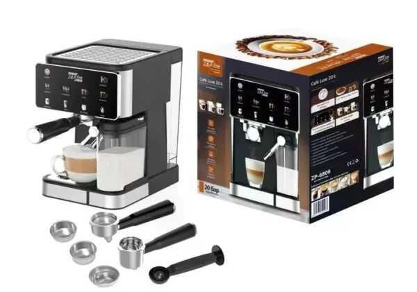 Кавомашина Zepline ZP-6806 ріжкова, 3000 Вт, 20 бар, з капучинатором