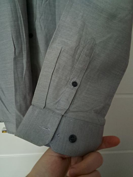 Szara koszula męska