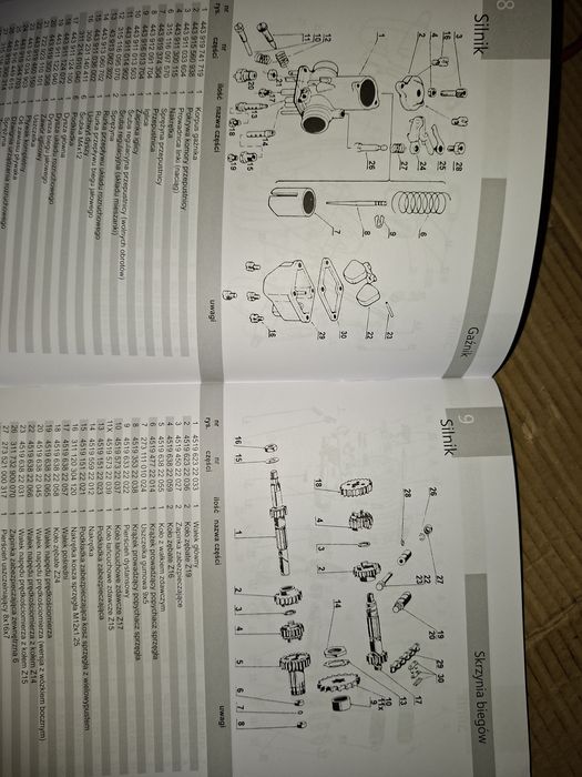 Instrukcja obsługi katalog czesci jawa 350 ts sport de lux
