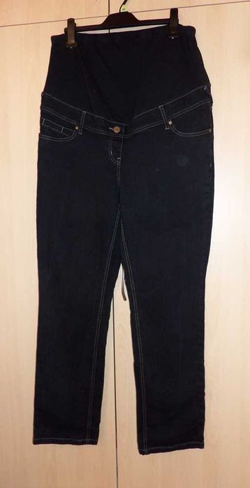 spodnie ciążowe dzins biodra 114 cm