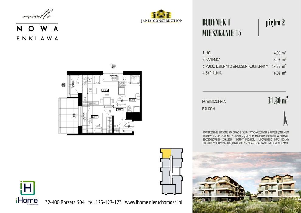 USTAWNE | 2 pokoje | Balkon | Gotowy Projekt !