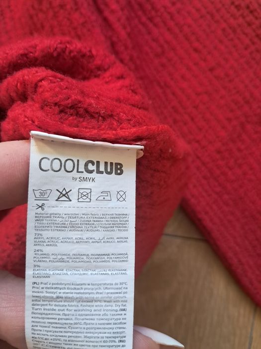 Cool Club czerwony sweter r.164cm