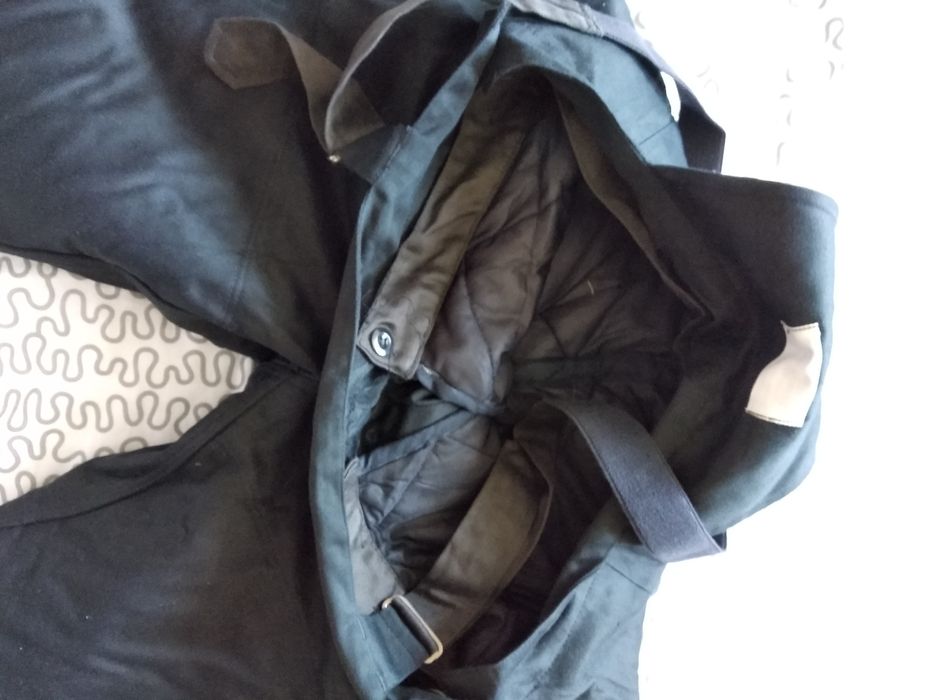 Spodnie ogrodniczki ocieplane wojskowe