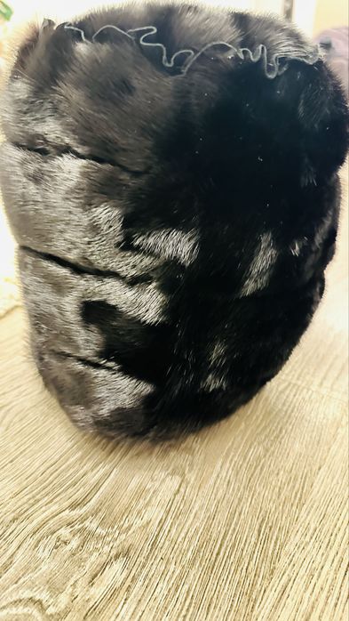 шапка норка новая