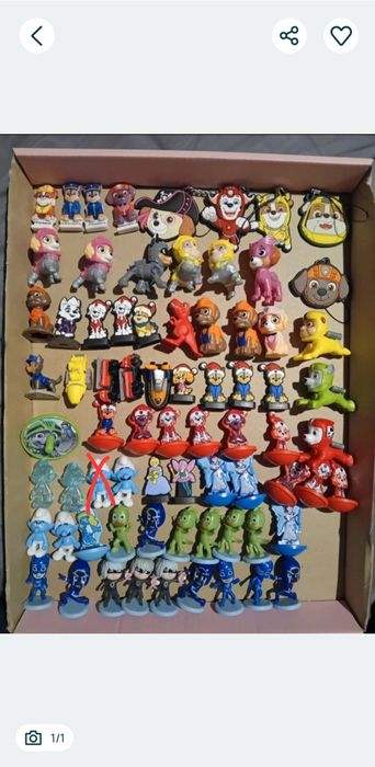 Figurka psi patrol smerfy pijamersi