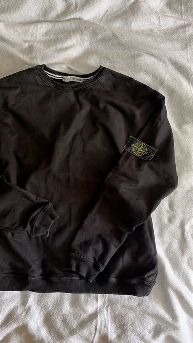 чорний вінтажний світшот Stone Island 2001 року