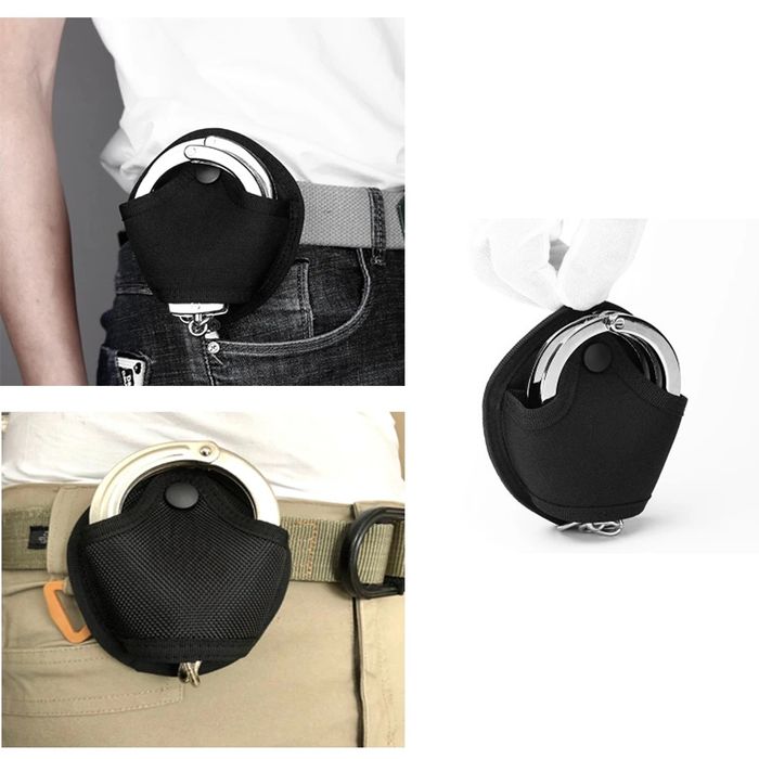 Porta Algemas em Nylon Preto
