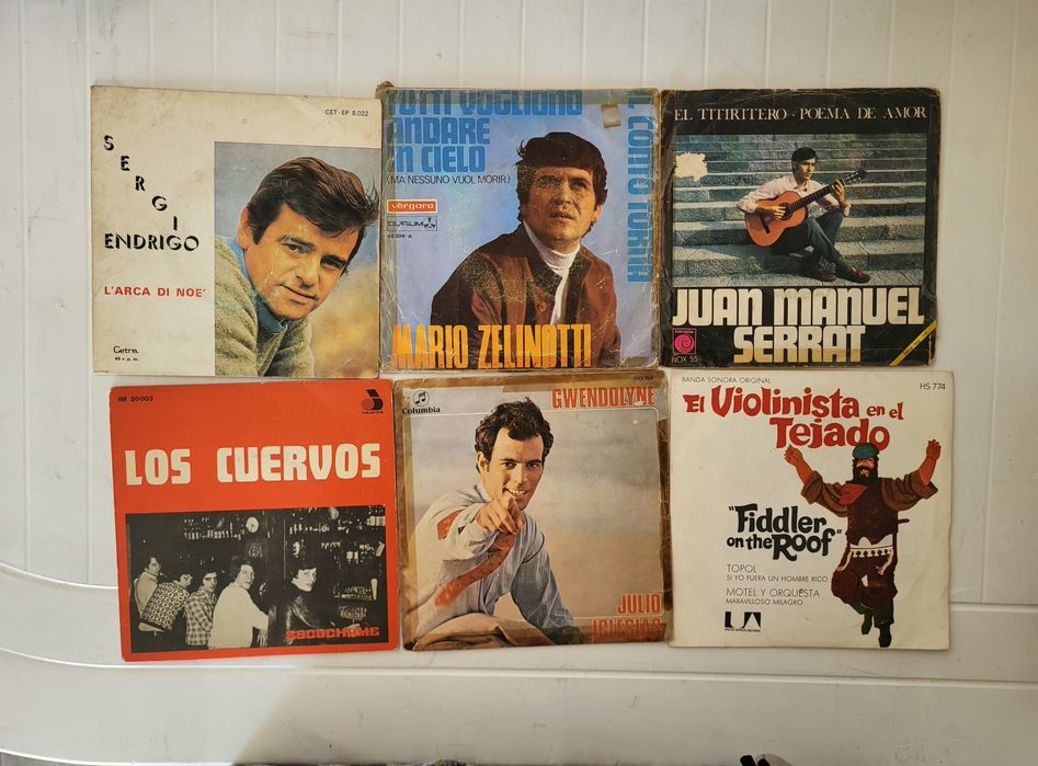 68 discos de vinil
