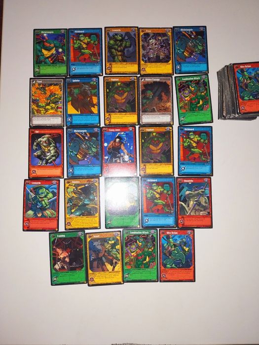 Cartas Tartarugas Ninja Antigas - Lote