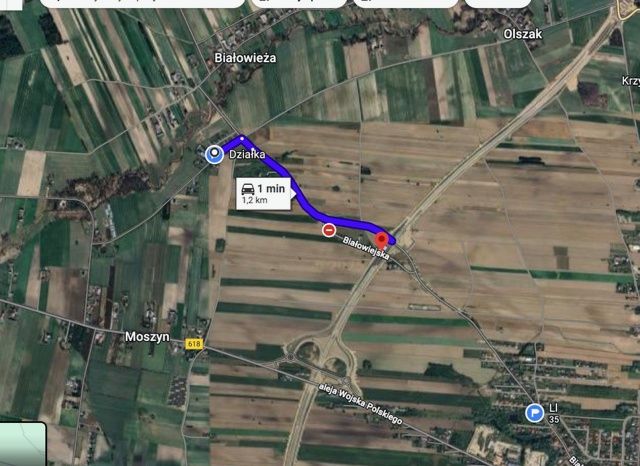 Działka budowlana 1188 m2 - Pułtusk - Olszak