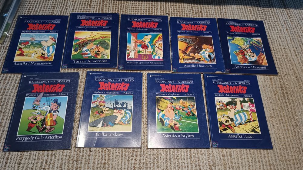 Komiksy Asterix i Obelix leksykon 9 sztuk