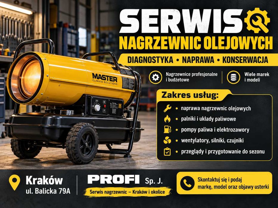 Serwis i Naprawa Nagrzewnic Olejowych - Kraków i okolice