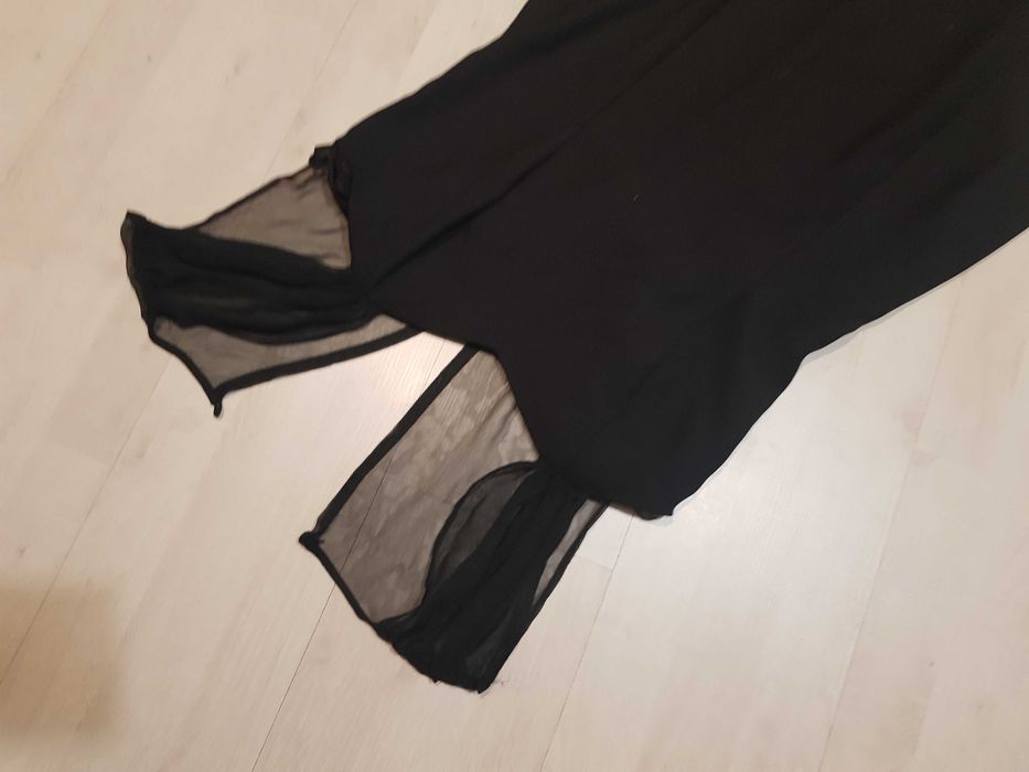 S M stroj mała czarna lata 20 czarownica Wednesday Addams nr 1752