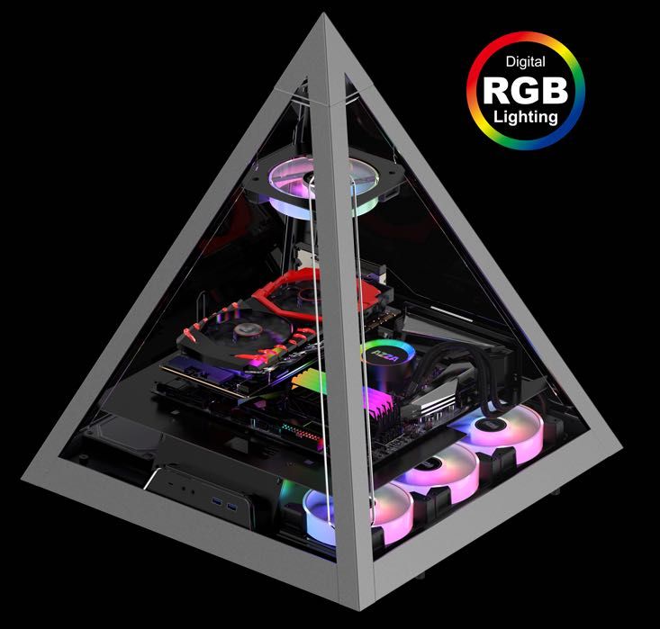 Unikatowa obudowa komputerowa Pyramid Azza 804 ATX