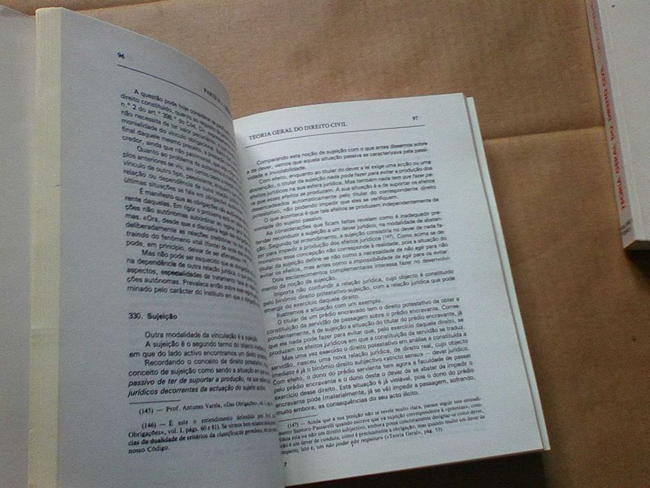 Teoria Geral do Direito Civil  Vol. i Tomo I e Vol II