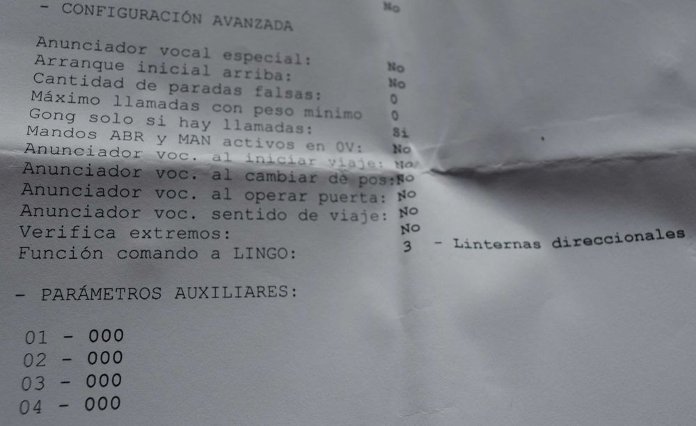 Placa de comando para elevadores CEA15 (Placa Uruguaia)