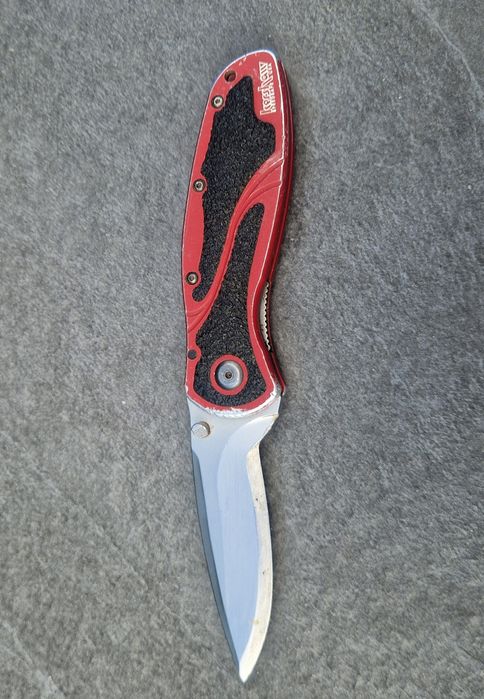 Legenda EDC: Nóż Składany Kershaw Blur Red 1670RD Ken Onion Design MADE IN USA