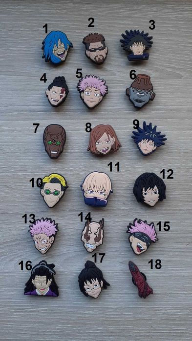 Pins e pins para crocs anime - jujutsu kaisen