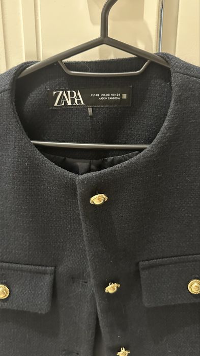 Піждак, жакет Zara з золотими гудзиками, XS