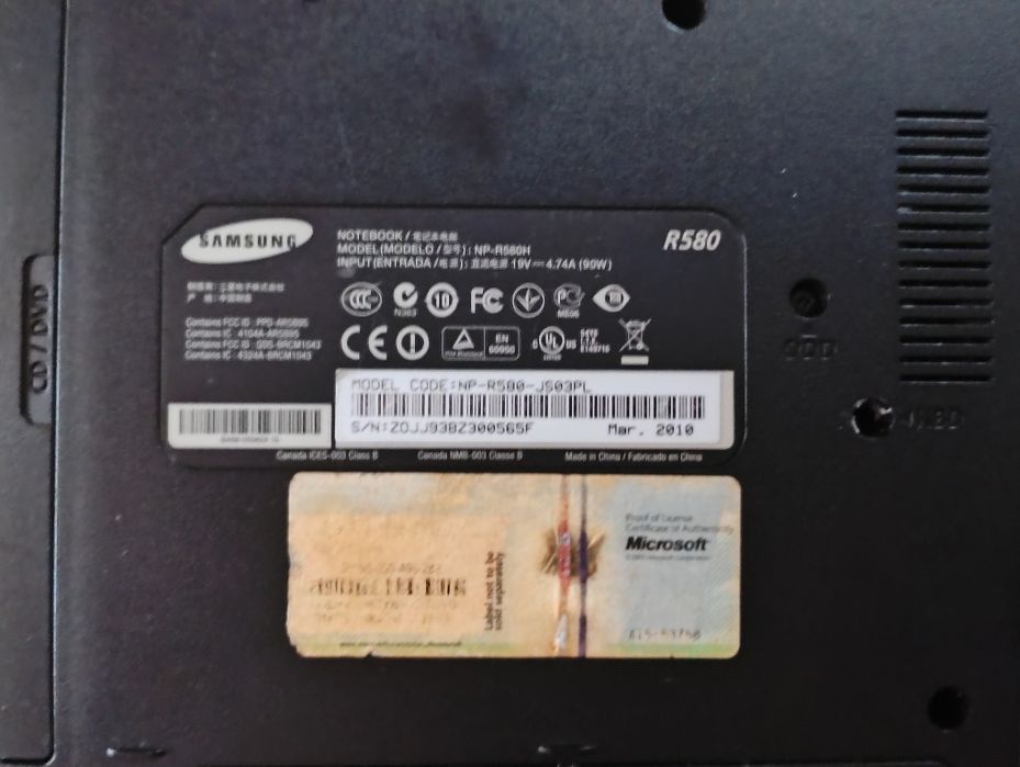 Sprzedam Samsung R580
