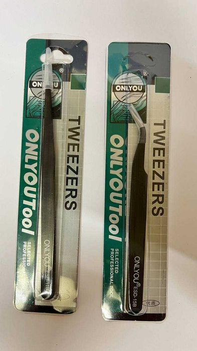 Пінцет ONLYOU пинцет высокоточный серебряный