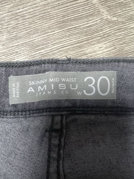 Spodnie szare rurki AMISU 30