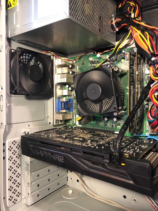 Игровой ПК Intel i5/16Gb/RX570/SSD256+500 компьютер системный блок