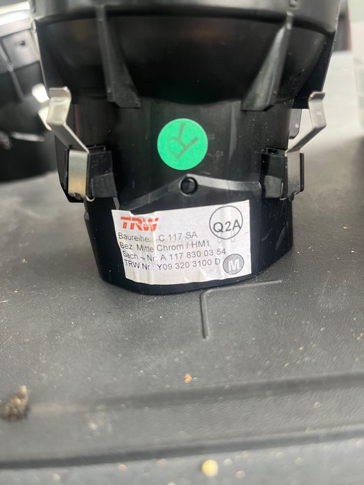 Ponteiras escape cla45 e condutas de ar com luz