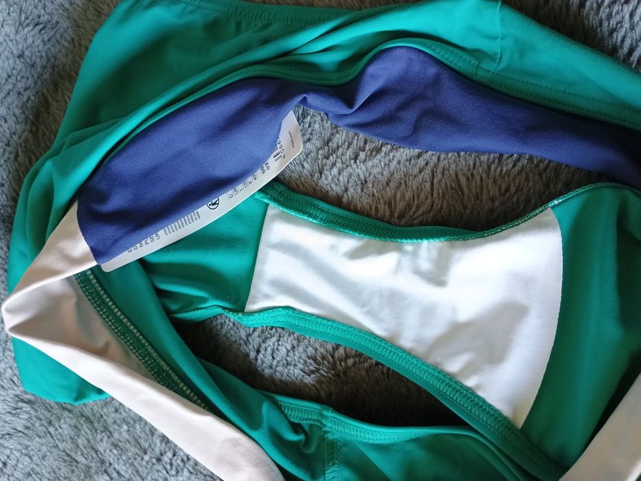 Dół od bikini Turkusowe z wyższym stanem