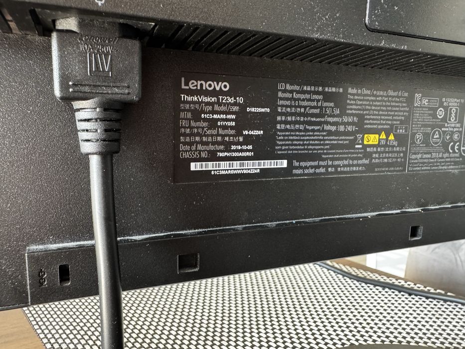 moniotr lenevo thinkvision[uszkodzony]
