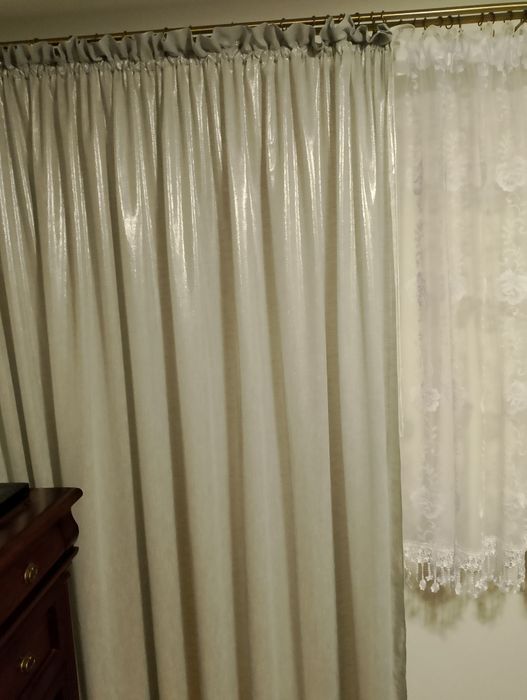 Piękna zasłona błyszcząca