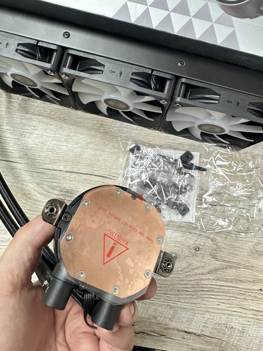 СРО/СВО водяне охолодження/ PcCooler DA360 ARGB BK