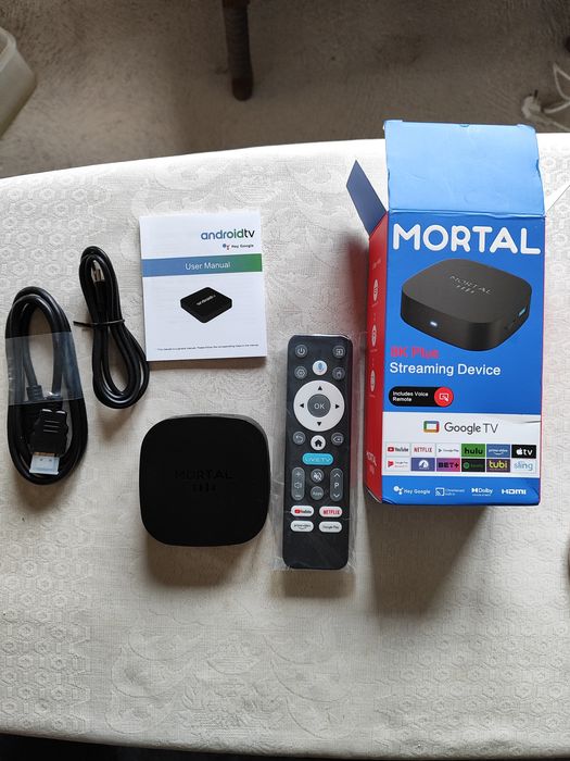 Box TV Android 8gb RAM 128gb Rom, Android 16, bluetooth NOVO