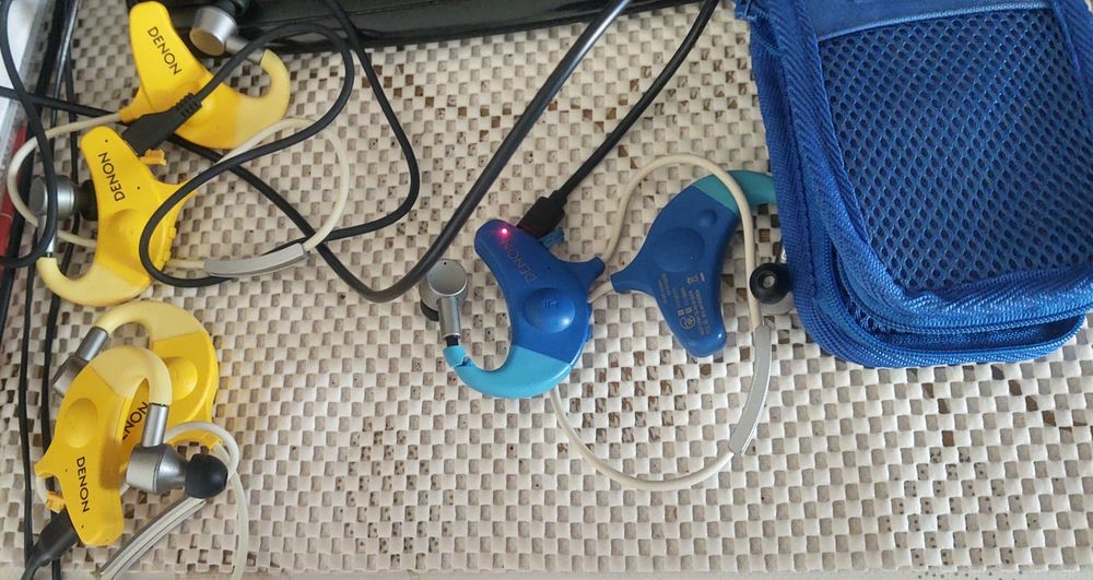 Denon w150 спортивна гарнітура